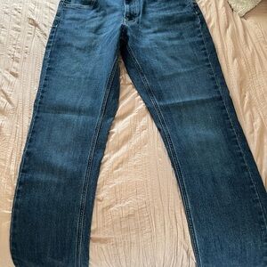 Men’s Eddie Bauer Dark Blue Straight Jeans 30x32